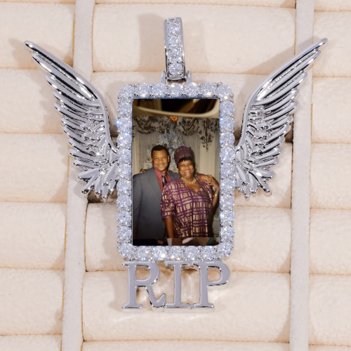 RIP WING 3D CUSTOM PICTURE PENDANT