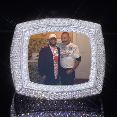 3D CUSTOM PICTURE ICED RING