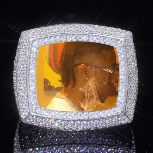 3D CUSTOM PICTURE ICED RING