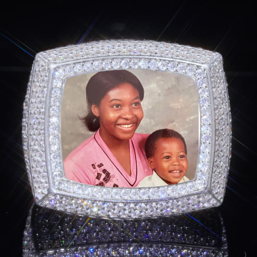 3D CUSTOM PICTURE ICED RING