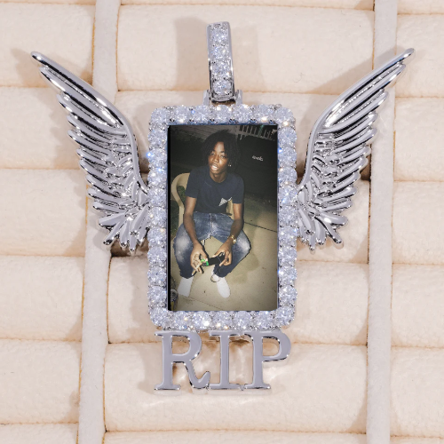 RIP WING 3D CUSTOM PICTURE PENDANT