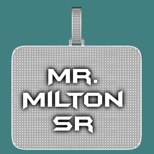 CUSTOM LETTER NECKLACE 3D BIG SQUARE