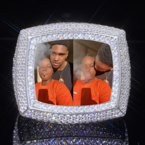 3D CUSTOM PICTURE ICED RING