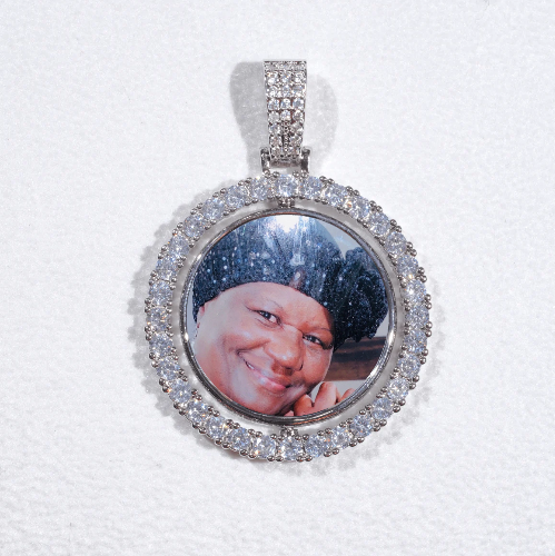 3D Spinning 2-Faced Custom Picture Pendant