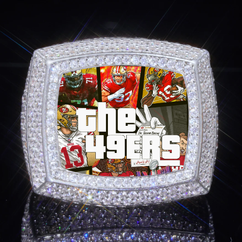 3D CUSTOM PICTURE ICED RING