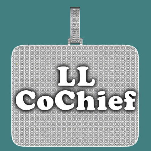 CUSTOM LETTER NECKLACE 3D BIG SQUARE