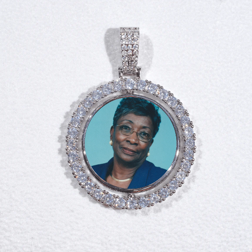 3D Spinning 2-Faced Custom Picture Pendant
