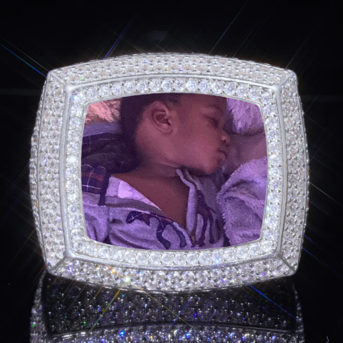 3D CUSTOM PICTURE ICED RING