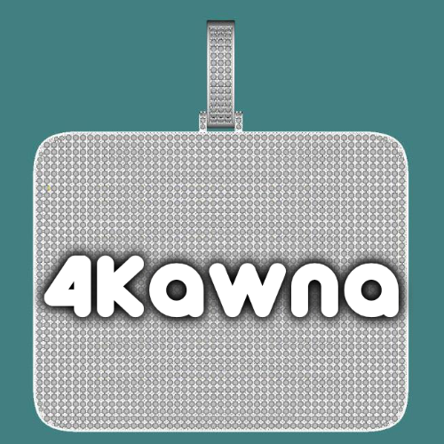 CUSTOM LETTER NECKLACE 3D BIG SQUARE