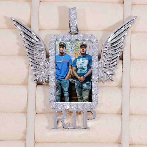RIP WING 3D CUSTOM PICTURE PENDANT