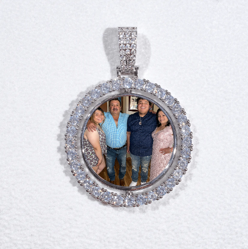 3D Spinning 2-Faced Custom Picture Pendant