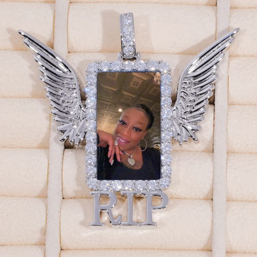 RIP WING 3D CUSTOM PICTURE PENDANT