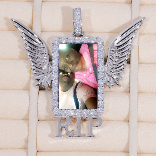 RIP WING 3D CUSTOM PICTURE PENDANT