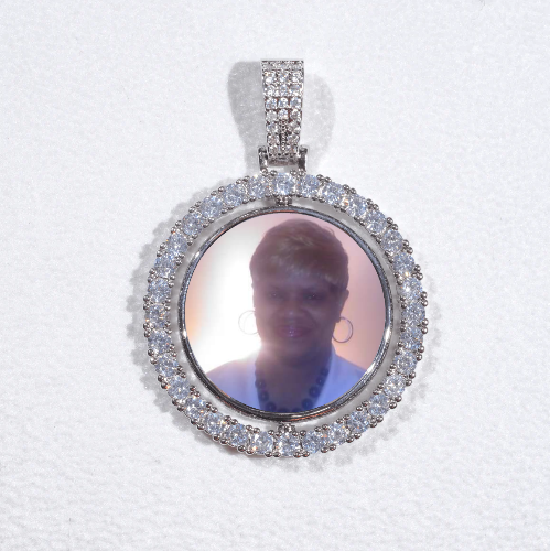 3D Spinning 2-Faced Custom Picture Pendant