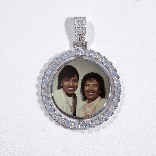 3D Spinning 2-Faced Custom Picture Pendant