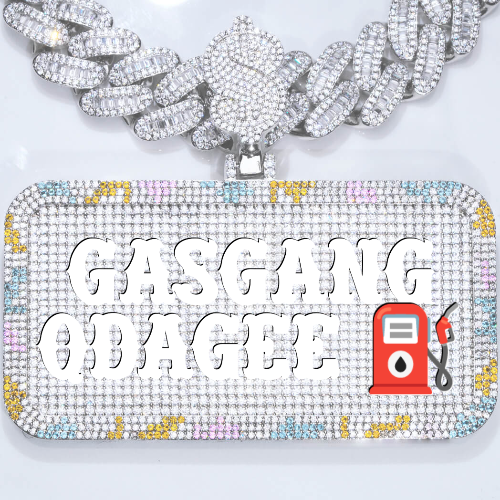 CUSTOM LETTER NECKLACE 3D COLORFUL SQUARE