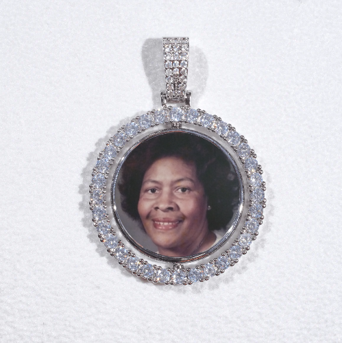 3D Spinning 2-Faced Custom Picture Pendant