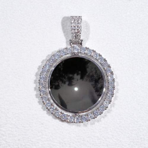 3D Spinning 2-Faced Custom Picture Pendant