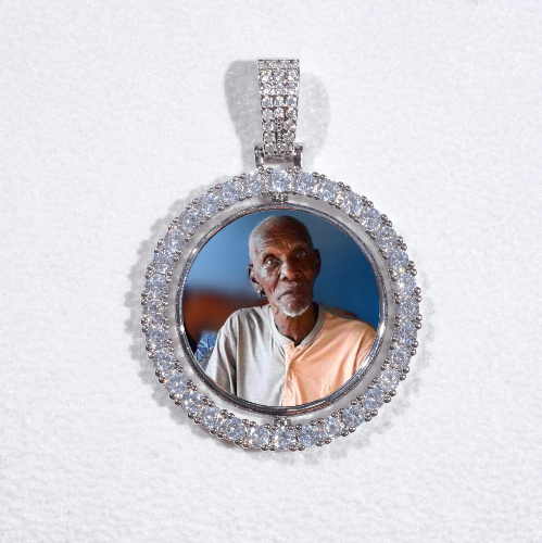 3D Spinning 2-Faced Custom Picture Pendant
