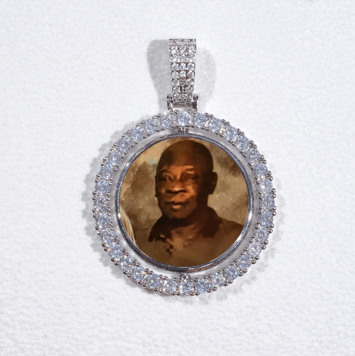 3D Spinning 2-Faced Custom Picture Pendant