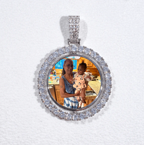 3D Spinning 2-Faced Custom Picture Pendant
