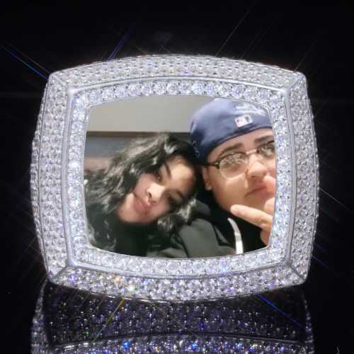 3D CUSTOM PICTURE ICED RING