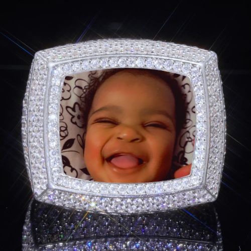 3D CUSTOM PICTURE ICED RING
