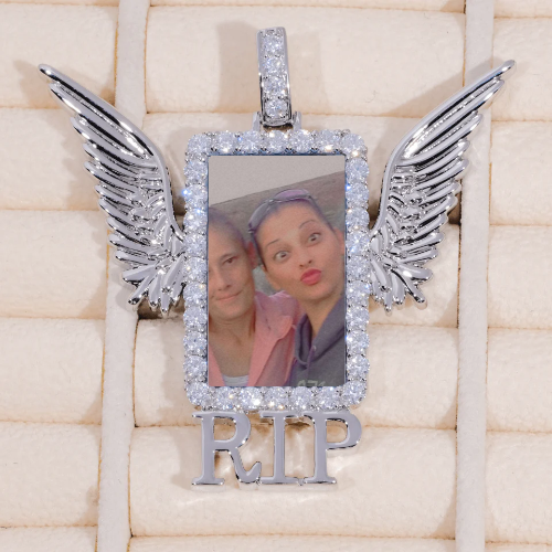 RIP WING 3D CUSTOM PICTURE PENDANT