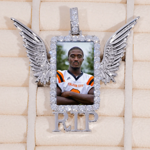 RIP WING 3D CUSTOM PICTURE PENDANT