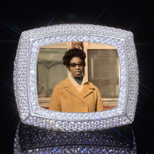 3D CUSTOM PICTURE ICED RING