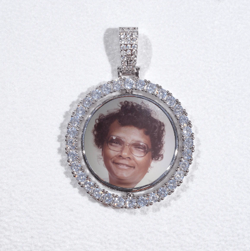 3D Spinning 2-Faced Custom Picture Pendant