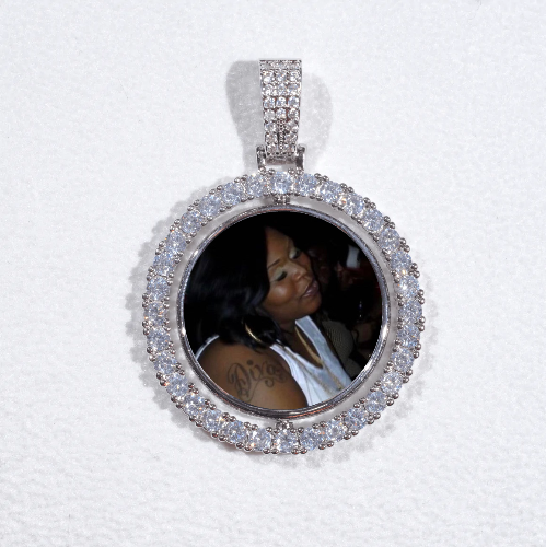 3D Spinning 2-Faced Custom Picture Pendant