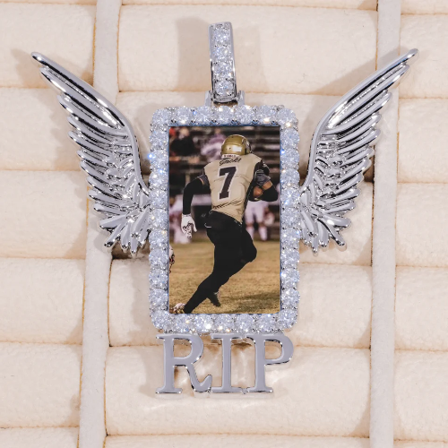 RIP WING 3D CUSTOM PICTURE PENDANT