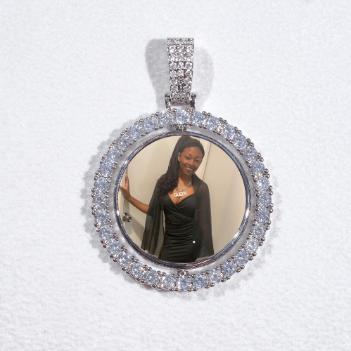 3D Spinning 2-Faced Custom Picture Pendant