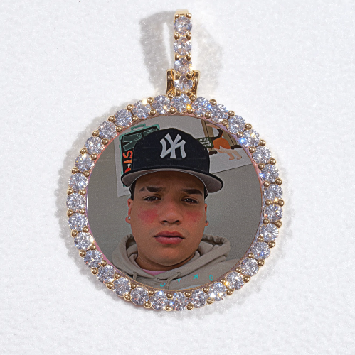 3D CIRCLE CUSTOM PICTURE PENDANT SMALL SIZE