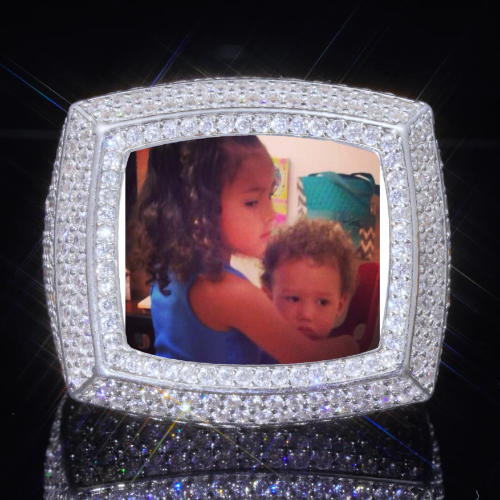 3D CUSTOM PICTURE ICED RING