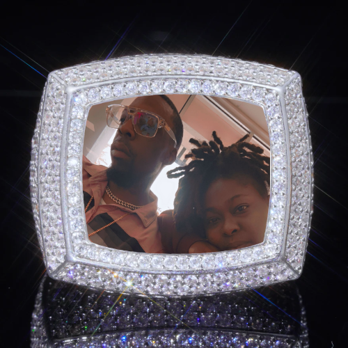 3D CUSTOM PICTURE ICED RING