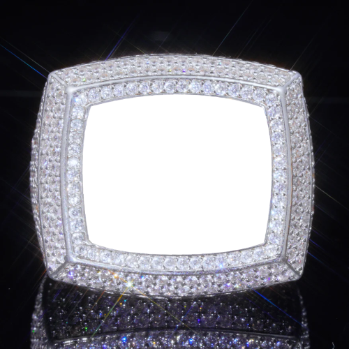 3D CUSTOM PICTURE ICED RING