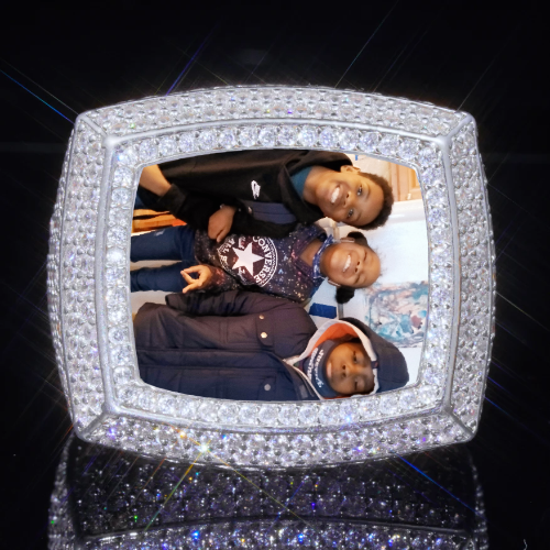 3D CUSTOM PICTURE ICED RING