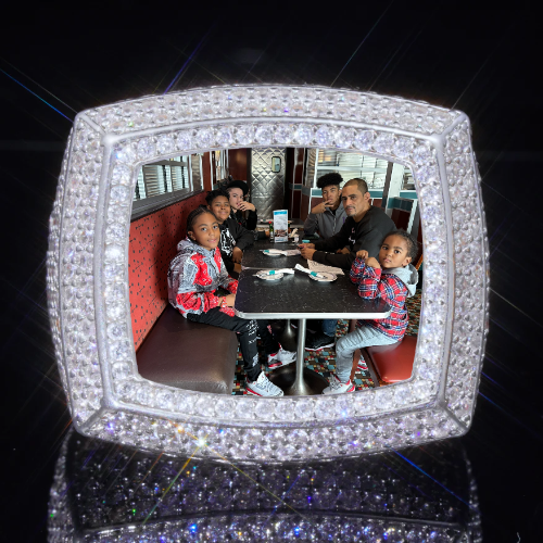 3D CUSTOM PICTURE ICED RING