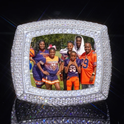 3D CUSTOM PICTURE ICED RING
