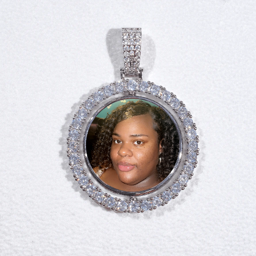 3D Spinning 2-Faced Custom Picture Pendant