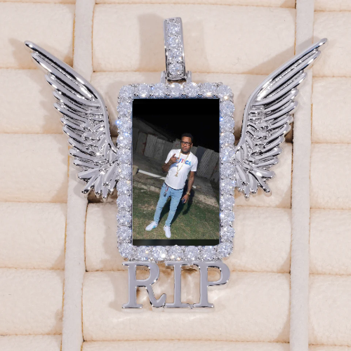 RIP WING 3D CUSTOM PICTURE PENDANT