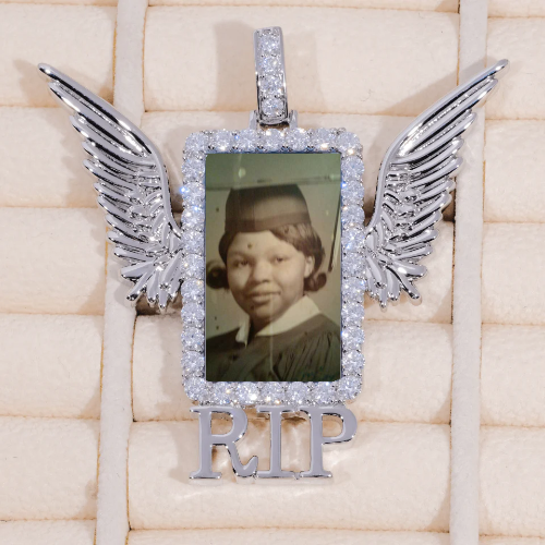 RIP WING 3D CUSTOM PICTURE PENDANT