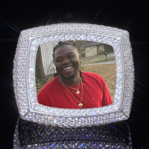 3D CUSTOM PICTURE ICED RING