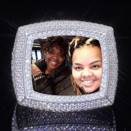 3D CUSTOM PICTURE ICED RING