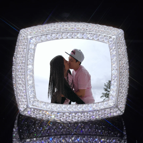 3D CUSTOM PICTURE ICED RING
