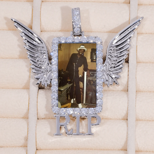 RIP WING 3D CUSTOM PICTURE PENDANT