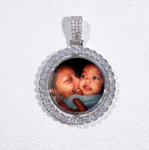 3D Spinning 2-Faced Custom Picture Pendant