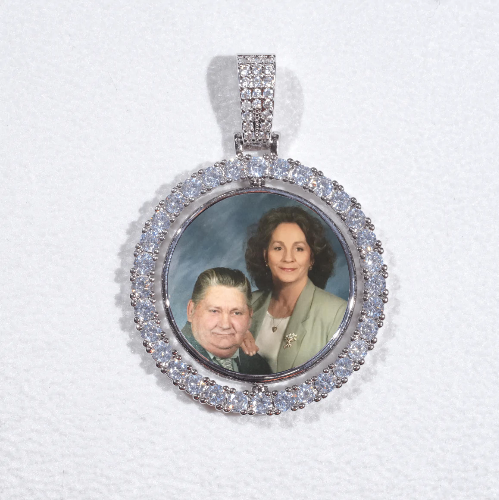 3D Spinning 2-Faced Custom Picture Pendant